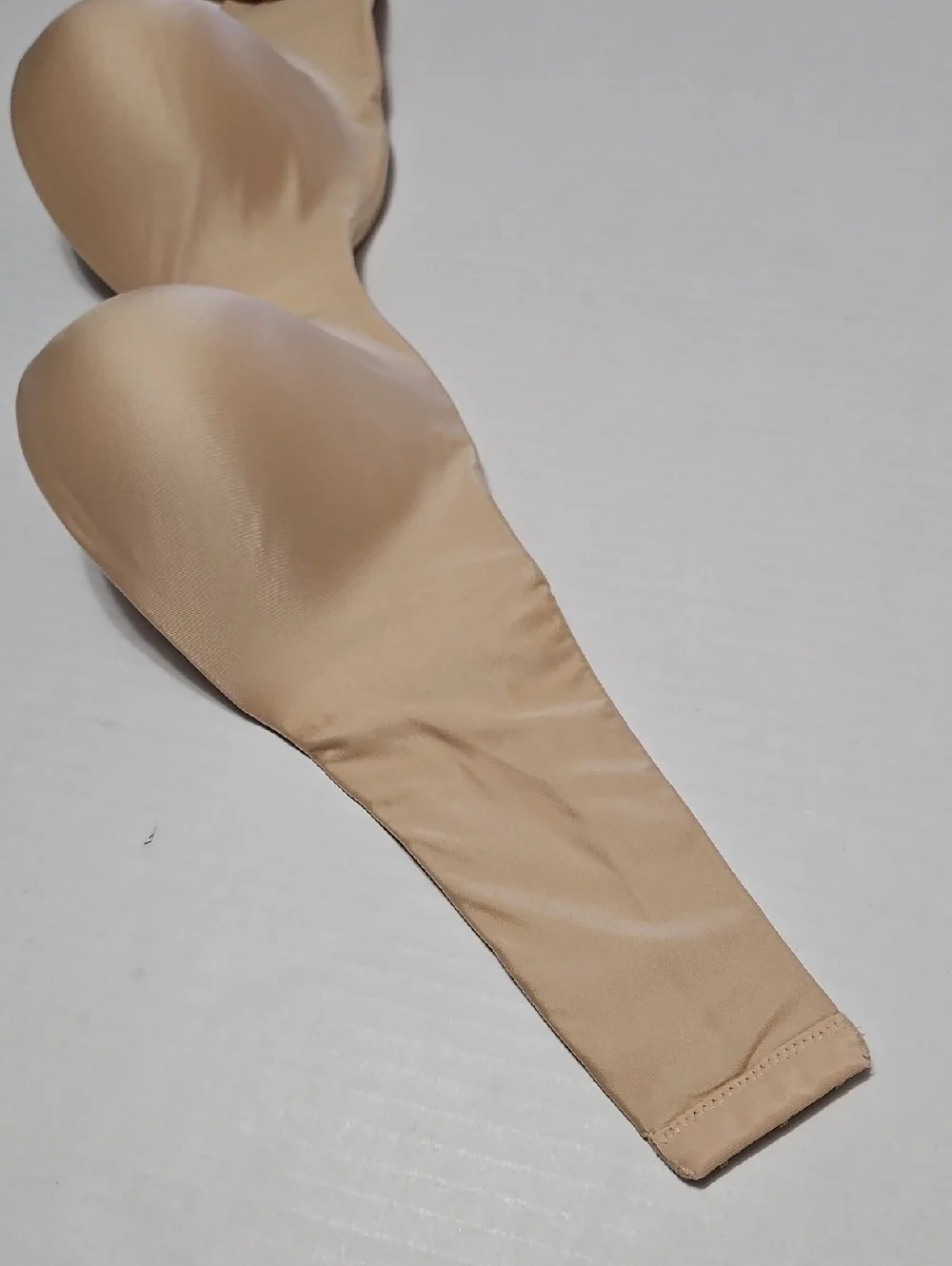 Auden Nude Strapless Seamless Push Up Molded Cup Bandeau Size 36C
